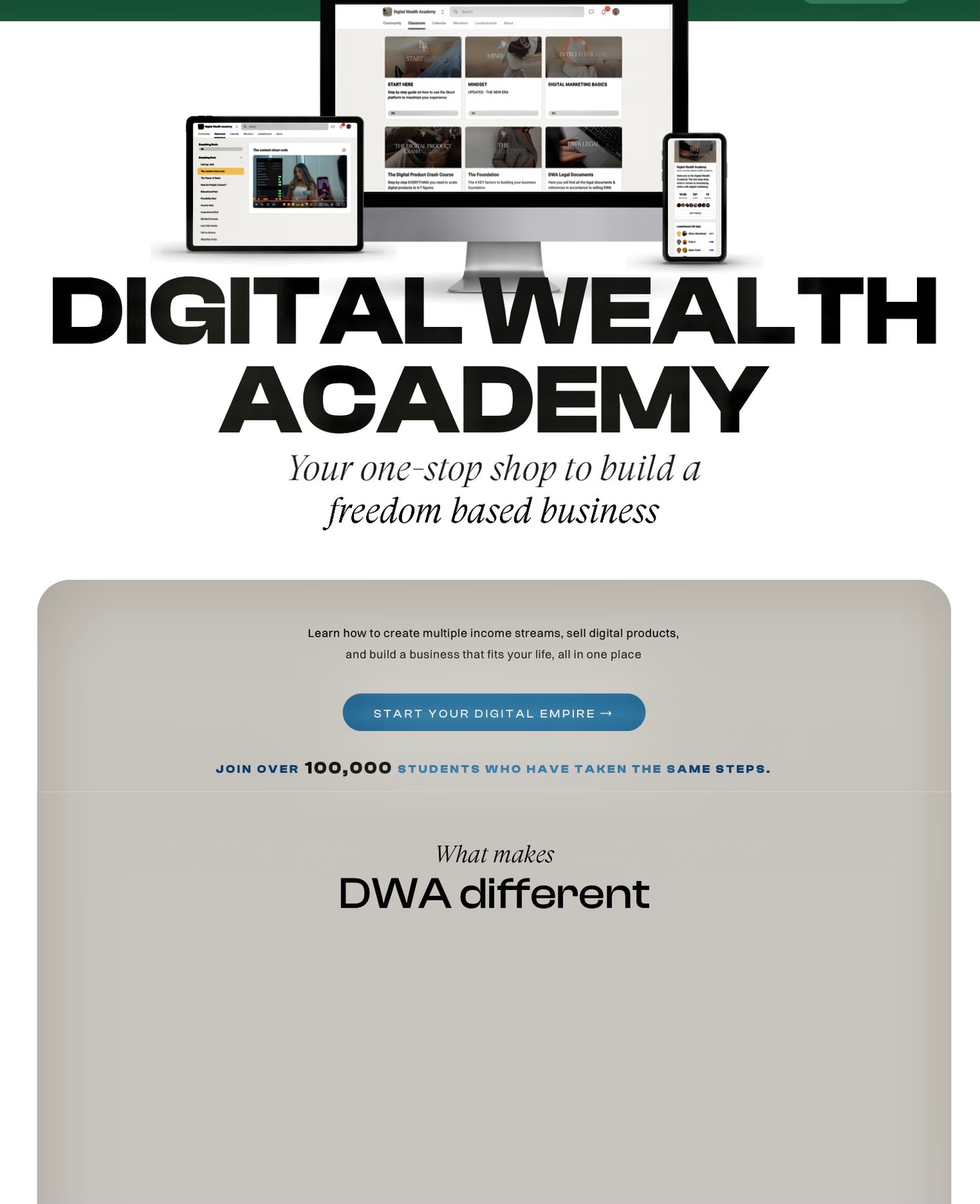 Digital Wealth Academy Course