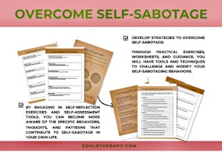 OVERCOME SELF SABOTAGE WORKSHEETS™