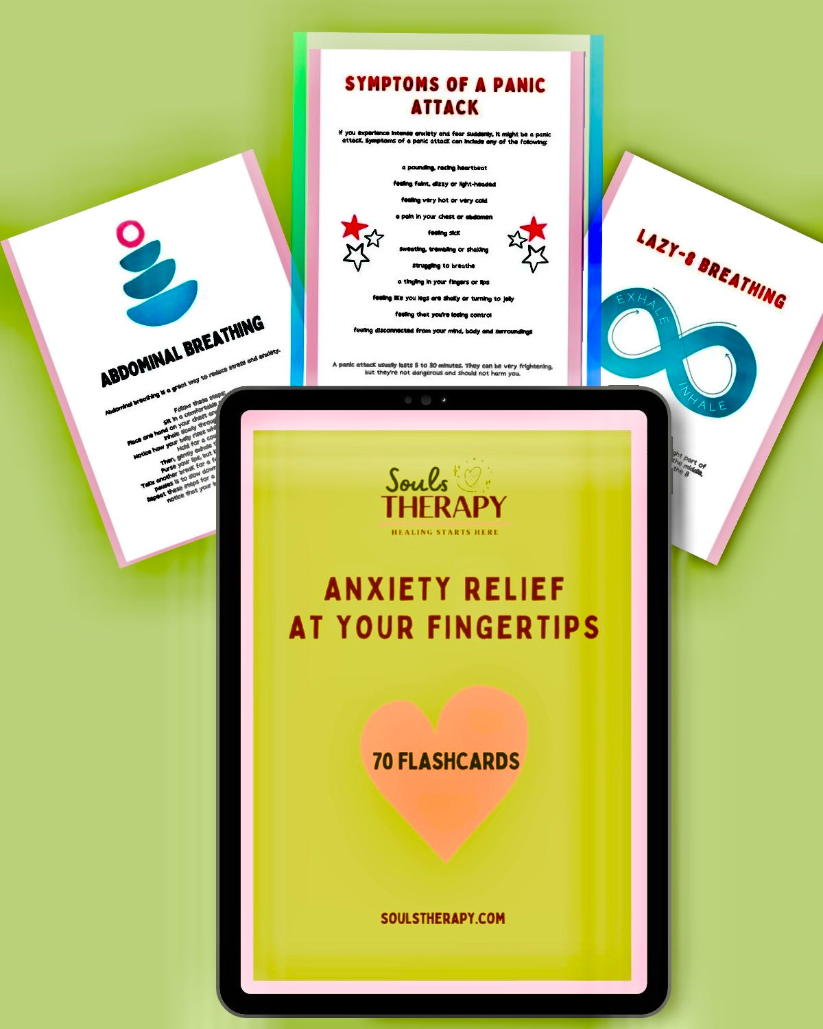 ANXIETY RELIEF AT YOUR FINGERTIPS