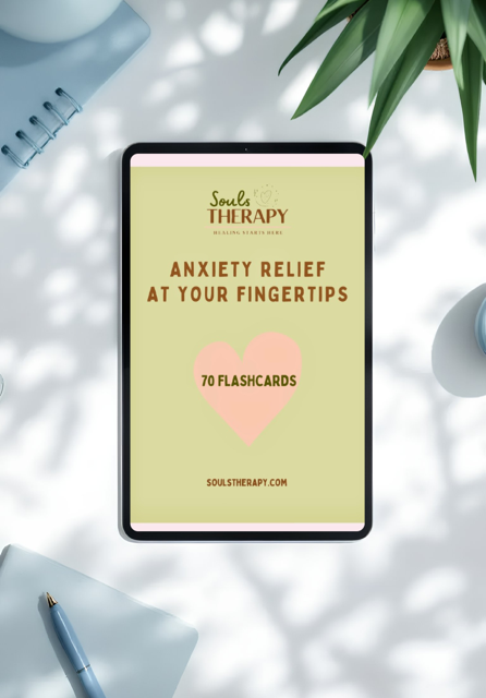 ANXIETY RELIEF AT YOUR FINGERTIPS