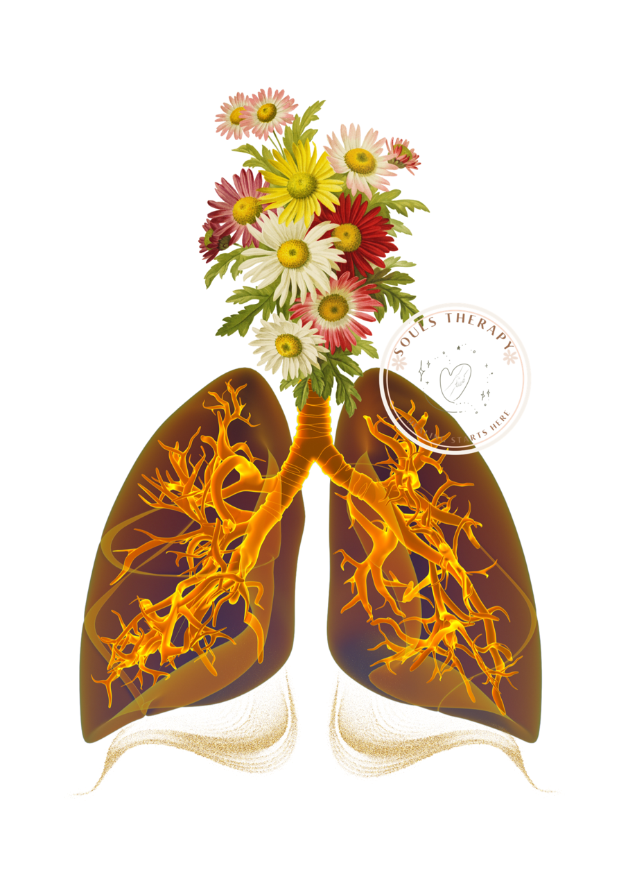 FLORAL LUNGS POSTER