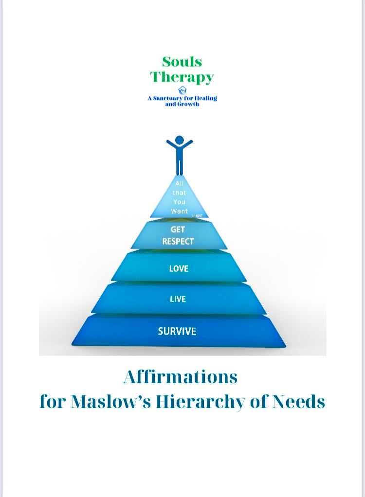 AFFIRMATIONS FOR MASLOW'S HIERARCHY OF NEEDS